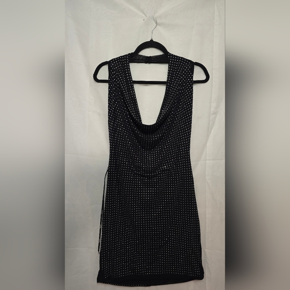 Forever 21 Black Dress with White Dots - Picture 1 of 2